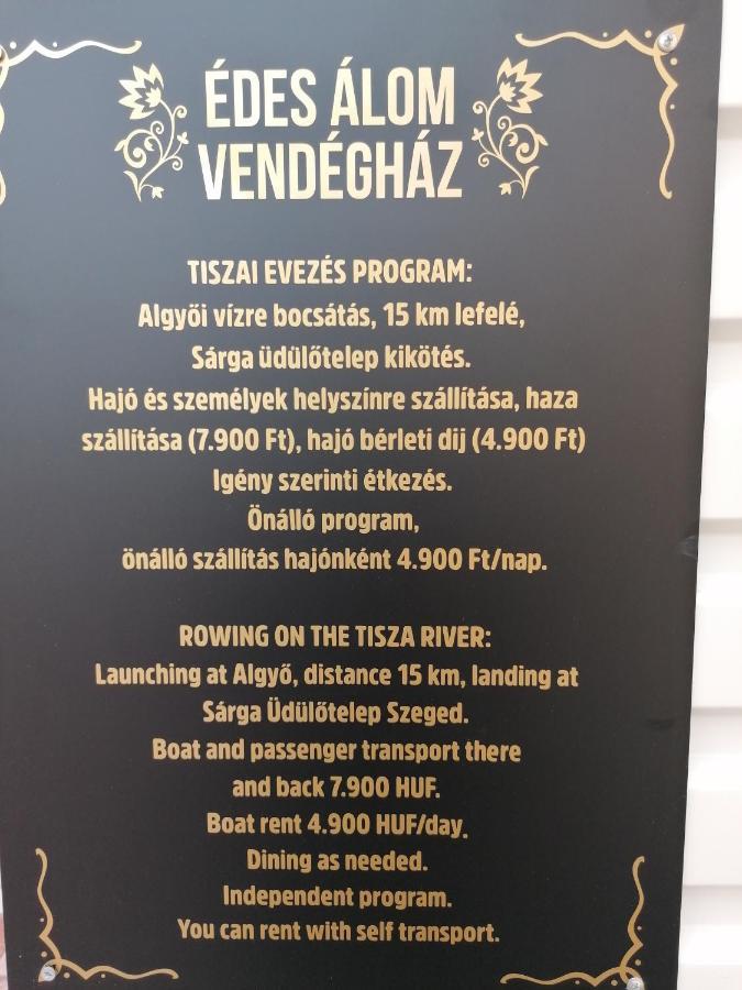 Edes Alom Guesthouse Σέγκεντ Εξωτερικό φωτογραφία